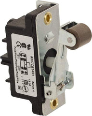 Square D - DPDT, 2NC/2NO, 600 Volt, Screw Terminal, Roller Plunger Actuator, General Purpose Limit Switch - 1 NEMA Rating, IP20 IPR Rating, Bracket Mount, 1/2 Lb. Operating Force - Exact Tool & Supply