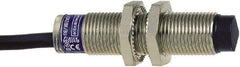 Telemecanique Sensors - NPN, PNP, NO/NC, 4mm Detection, Cylinder, Inductive Proximity Sensor - 4 Wires, IP68, 12 to 24 VDC, M12x1 Thread, 55mm Long - Exact Tool & Supply