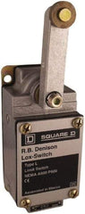 Square D - 3PDT, 2NC/NO, 600 Volt, Screw Terminal, Rotary Spring Return Actuator, General Purpose Limit Switch - 1, 2, 4, 12, 13 NEMA Rating, IP67 IPR Rating - Exact Tool & Supply