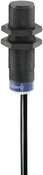 Telemecanique Sensors - PNP, 12mm Detection, Cylinder, Inductive Proximity Sensor - 3 Wires, IP68, IP69, 12 to 48 VDC, M18x1 Thread, 60mm Long - Exact Tool & Supply