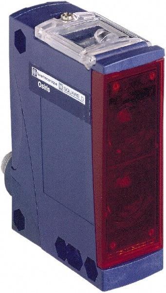 Telemecanique Sensors - 4 Pin M12 Connector, 30m Nominal Distance, Shock and Vibration Resistant, Through Beam Photoelectric Sensor - 12 to 24 VDC, 250 Hz, PBT, 77mm Long x 31mm Wide x 92mm High - Exact Tool & Supply