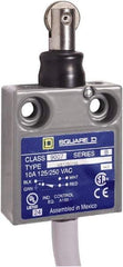 Square D - SPDT, NC/NO, Prewired Terminal, Roller Plunger Actuator, General Purpose Limit Switch - 1, 2, 4, 6, 6P NEMA Rating, IP67 IPR Rating, 80 Ounce Operating Force - Exact Tool & Supply
