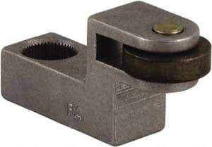 Square D - 1-1/2 Inch Long, 3/4 Inch Diameter, Aluminum Body, Limit Switch Lever Arm - 1/4 Inch Face Width, Steel Roller, For Use with Severe Duty Mill and Foundry Switches - Exact Tool & Supply