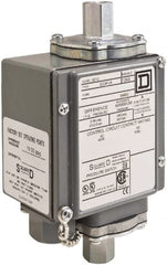 Square D - 4, 13 and 4X NEMA Rated, DPDT, 1.5 to 75 psi, Electromechanical Pressure and Level Switch - Exact Tool & Supply