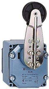 Telemecanique Sensors - 4P, NC/NO, 240 VAC, Screw Terminal, Roller Lever Actuator, General Purpose Limit Switch - IP54 IPR Rating - Exact Tool & Supply