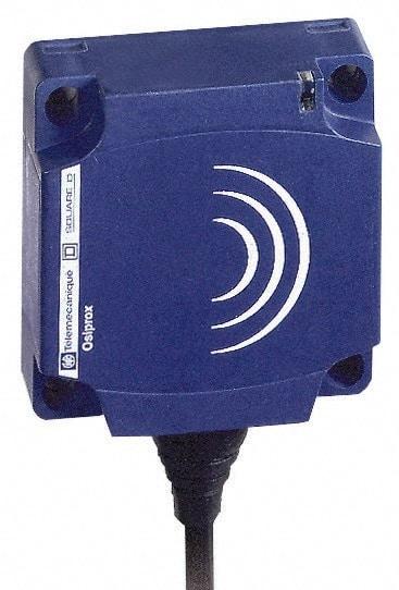 Telemecanique Sensors - NPN, PNP, NC, Flat, Inductive Proximity Sensor - 2 Wires, IP68, 12 to 24 VDC, 40mm Wide - Exact Tool & Supply