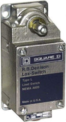 Square D - DPST, 2NC, 600 Volt, Screw Terminal, Rotary Spring Return Actuator, General Purpose Limit Switch - 1, 2, 4, 12, 13 NEMA Rating, IP67 IPR Rating - Exact Tool & Supply