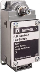 Square D - 3PDT, 2NC/NO, 600 Volt Screw Terminal, Rotary Spring Return Actuator, General Purpose Limit Switch - 1, 2, 4, 12, 13 NEMA Rating, IP67 IPR Rating - Exact Tool & Supply