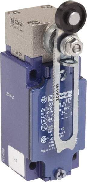 Telemecanique Sensors - NC/NO Configuration, 600 VAC, 10 Amp, Metal, Safety Limit Switch - IP66 Ingress Rating - Exact Tool & Supply