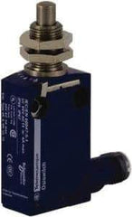 Telemecanique Sensors - SP, NC/NO, 240 VAC, 4 Pin M12 Male Terminal, End Plunger Actuator, General Purpose Limit Switch - IP66, IP67, IP68 IPR Rating - Exact Tool & Supply