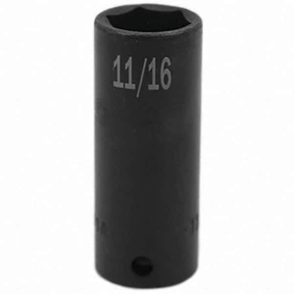 SK - Impact Socket - 3/8"DR 11/16" DEEP IMPACT SOCKET - Exact Tool & Supply