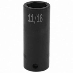 SK - Impact Socket - 3/8"DR 11/16" DEEP IMPACT SOCKET - Exact Tool & Supply