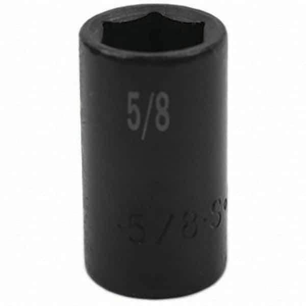 SK - Impact Socket - 3/8"DR 6PT 5/8" SEMI-DEEP IMPACT SOCKET - Exact Tool & Supply