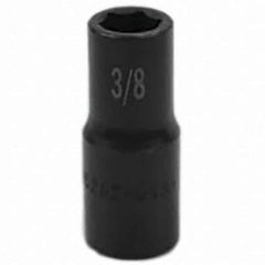 SK - Impact Socket - 3/8"DR 6PT 3/8" SEMI-DEEP IMPACT SOCKET - Exact Tool & Supply