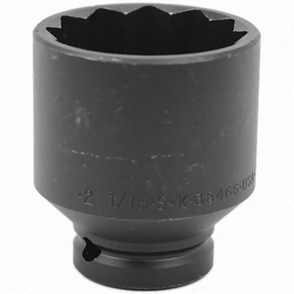 SK - Impact Socket - 3/4"DR 12PT 2-1/16" THIN WALL IMPACT SOCKET - Exact Tool & Supply