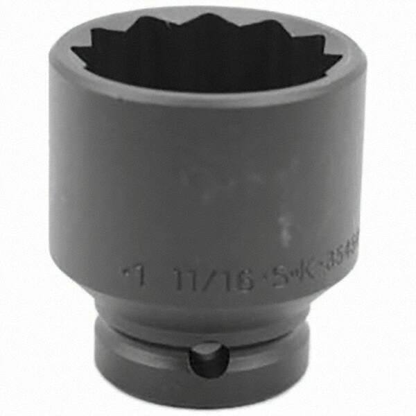 SK - Impact Socket - 3/4"DR 12PT 1-11/16" THIN WALL IMPACT SOCKET - Exact Tool & Supply