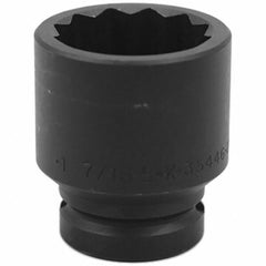 SK - Impact Socket - 3/4"DR 12PT 1-7/16" THIN WALL IMPACT SOCKET - Exact Tool & Supply