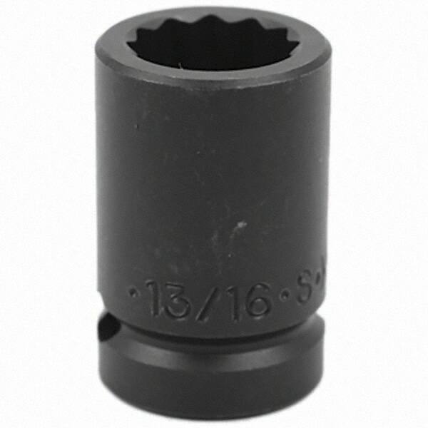 SK - Impact Socket - 3/4"DR 12PT 13/16" THIN WALL IMPACT SOCKET - Exact Tool & Supply