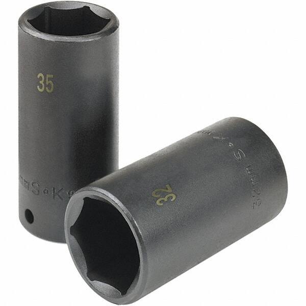 SK - Impact Socket - 1/2"DR 35MM DEEP IMPACT SOCKET - Exact Tool & Supply