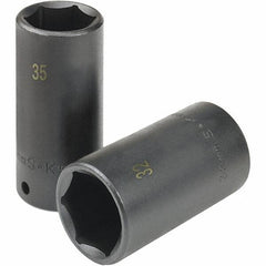 SK - Impact Socket - 1/2"DR 35MM DEEP IMPACT SOCKET - Exact Tool & Supply