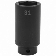 SK - Impact Socket - 1/2"DR 31MM DEEP IMPACT SOCKET - Exact Tool & Supply