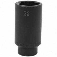 SK - Impact Socket - 1/2"DR 32MM DEEP IMPACT SOCKET - Exact Tool & Supply