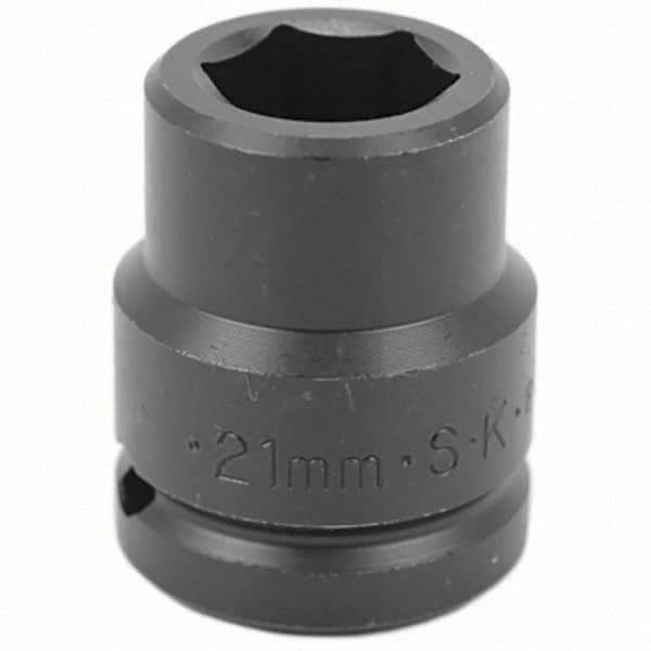 SK - Impact Socket - 3/4"DR 21MM IMPACT SOCKET - Exact Tool & Supply