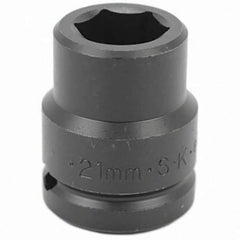 SK - Impact Socket - 3/4"DR 21MM IMPACT SOCKET - Exact Tool & Supply