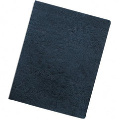FELLOWES - Navy Vinyl Binding Machine Report Cover - 8-3/4 x 11-1/4" - Exact Tool & Supply