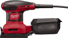 Milwaukee Tool - 14,000 OPM, Electric Orbital Sander - Rectangular, Palm Sander, 3 Amps - Exact Tool & Supply