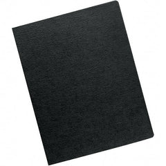 FELLOWES - Black 70 Lb Paper Stock Binding Machine Report Cover - 8-3/4 x 11-1/4" - Exact Tool & Supply