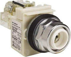 Schneider Electric - 120 VAC LED Indicating Light - Screw Clamp Connector - Exact Tool & Supply