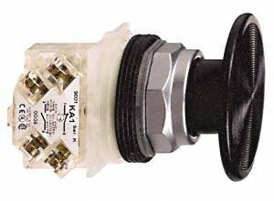 Schneider Electric - 30mm Mount Hole, Extended Straight, Pushbutton Switch with Contact Block - Black Pushbutton, Momentary (MO) - Exact Tool & Supply