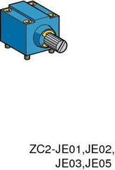 Telemecanique Sensors - 3.7 Inch Long, Limit Switch Head - For Use with ZC2JC1, ZC2JC18, ZC2JC2, ZC2JC28, ZC2JD1, ZC2JD2, ZC2JY11, ZC2JY12, ZC2JY13, ZC2JY31, ZC2JY51, ZC2JY81, ZC2JY91 - Exact Tool & Supply