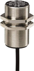 Telemecanique Sensors - NPN, 10mm Detection, Cylinder, Inductive Proximity Sensor - 3 Wires, IP67, 12 to 24 VDC, M30x1.5 Thread, 52mm Long - Exact Tool & Supply