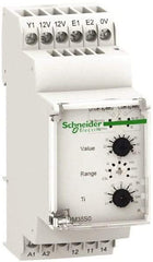 Schneider Electric - NC/NO, 24-240 VAC/DC Control Relay - DIN Rail Mount - Exact Tool & Supply