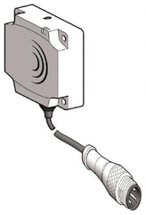 Telemecanique Sensors - PNP, 15 to 25mm Detection, Flat, Inductive Proximity Sensor - 3 Wires, IP67, 12 to 24 VDC, 40mm Wide - Exact Tool & Supply