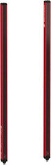 Telemecanique Sensors - 3 Beam, 31.89 Inch Height Protection, 4, 12m Max Sensing, 14 to 131°F, Body Protection 4, Safety Light Curtain - 24 VDC, 15-3/4 Inch Space Between Beams, Red, Aluminum - Exact Tool & Supply
