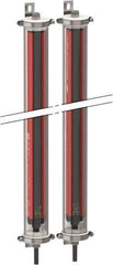 Telemecanique Sensors - 38 Beam, 29.92 Inch Height Protection, 8, 17m Max Sensing, 14 to 131°F, Hand Protection 4, Safety Light Curtain - 24 VDC, Red - Exact Tool & Supply