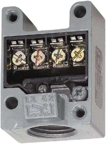 Square D - 4.2 Inch Long, Zinc Body, Limit Switch Base - For Use with 9007, 9007C - Exact Tool & Supply