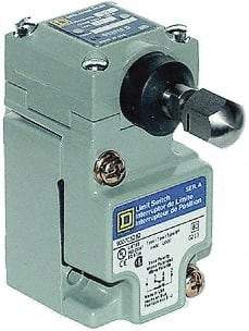 Square D - SPDT, NC/NO, 600 Volt Screw Terminal, Plunger Actuator, General Purpose Limit Switch - 1, 2, 4, 6, 12, 13, 6P NEMA Rating, IP67 IPR Rating - Exact Tool & Supply
