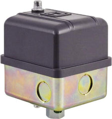 Square D - 1, 7, 9 and 3R NEMA Rated, 70 to 100 psi, Electromechanical Pressure and Level Switch - Adjustable Pressure, 575 VAC, L1-T1, L2-T2 Terminal, For Use with Square D Pumptrol - Exact Tool & Supply