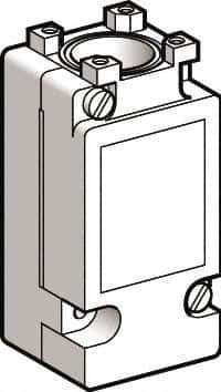 Telemecanique Sensors - 3.7 Inch Long, Metal Body, Limit Switch Body - For Use with ZCKE05, ZCKE06, ZCKE08, ZCKE21, ZCKE23, ZCKE61, ZCKE619, ZCKE62, ZCKE629, ZCKE63, ZCKE64, ZCKE65, ZCKE66, ZCKE67 - Exact Tool & Supply