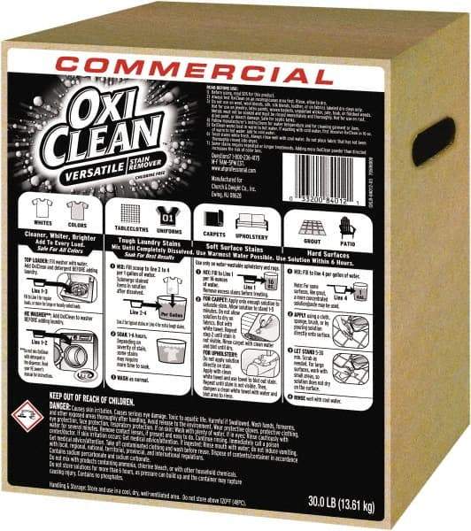 Oxi Clean - 30 Lb Powder Laundry Detergent - Regular Scent - Exact Tool & Supply