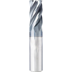 Supermill - 5/8" Diam 5 Flute Solid Carbide 0.015" Corner Radius End Mill - Exact Tool & Supply