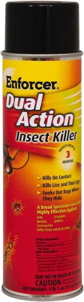 Enforcer - Case of (12) 17-oz Aerosol Cans Flying & Crawling Insect Killer - Exact Tool & Supply