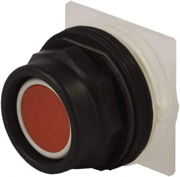 Schneider Electric - 30mm Mount Hole, Extended Straight, Pushbutton Switch Only - Red Pushbutton, Momentary (MO) - Exact Tool & Supply