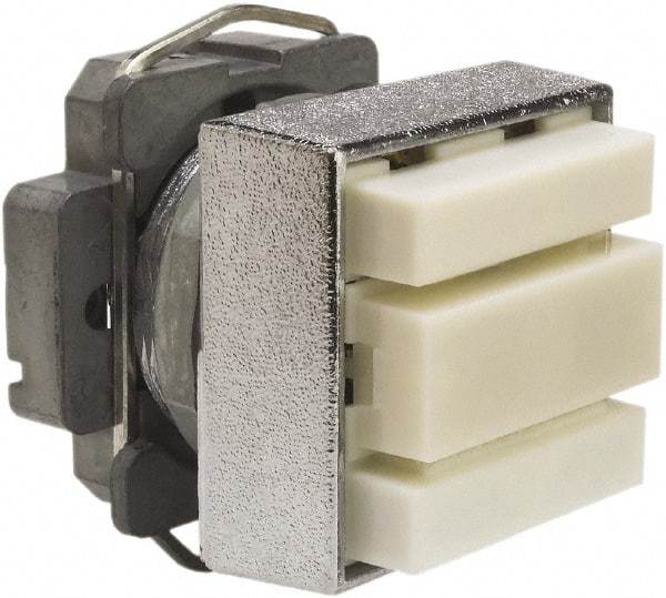 Schneider Electric - 30mm Mount Hole, Pushbutton Switch Only - Square, Illuminated, Momentary (MO) - Exact Tool & Supply