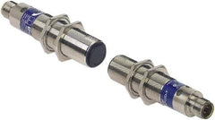 Telemecanique Sensors - M12 Connector, 30m Nominal Distance, Shock and Vibration Resistant, Through Beam Photoelectric Sensor - 12 to 24 VDC, 30 Hz, Brass, 95mm Long x 18mm Wide x 7 Inch High - Exact Tool & Supply