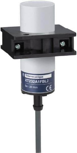 Telemecanique Sensors - NC, 20mm Detection, Cylinder, Capacitive Proximity Sensor - IP67, 24 to 240 VAC, 80mm Long - Exact Tool & Supply
